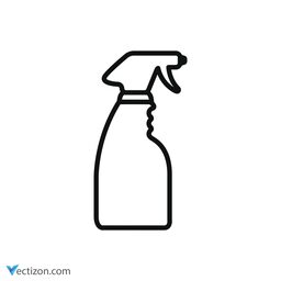 Cleaning Spray Bottle Graphic Icon