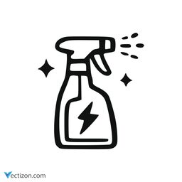 Cleaning Spray Bottle Icon