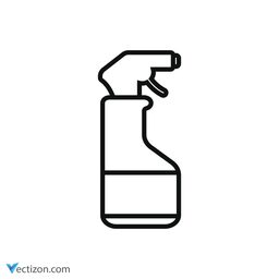Cleaning Spray Bottle Minimal Icon