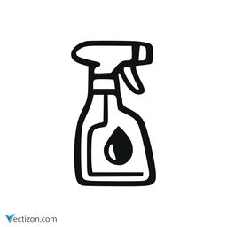 Cleaning Spray Bottle SVG Icon