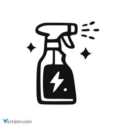 Cleaning Spray Bottle Symbol icon