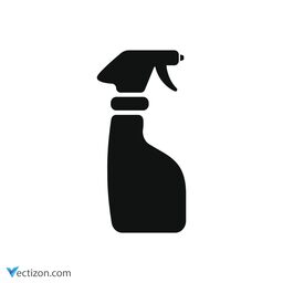 Cleaning Spray Bottle Vector Icon
