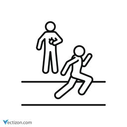 Coach Pictogram icon