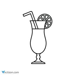 Cocktail Flat Icon
