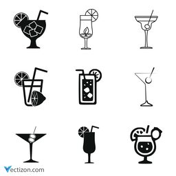 Cocktail Set Icon