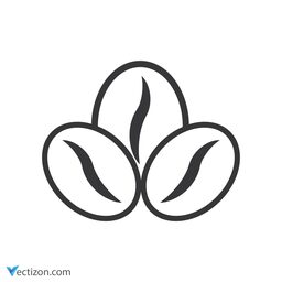 Coffee Bean Pictogram icon