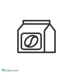 Coffee Bean SVG Icon