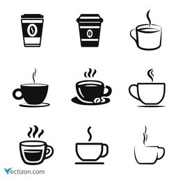 Coffee Cup Bundle Icon