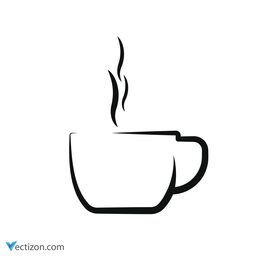 Coffee Cup Vector Symbol icon