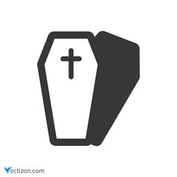 Coffin Line Icon