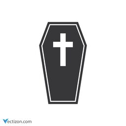 Coffin Outline Icon