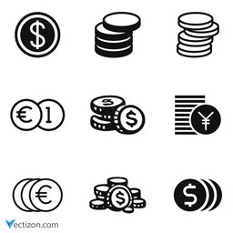 Coin Bundle Icon