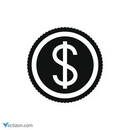 Coin Modern Icon