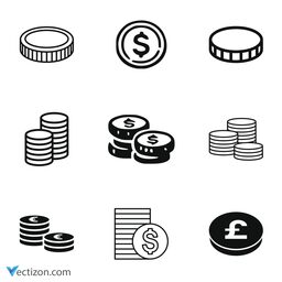 Coin Set Icon