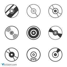 Compact Disc Set Icon