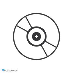 Compact Disc SVG Icon