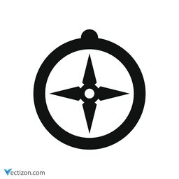 Compass Outline Icon