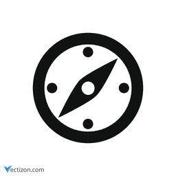 Compass Pictogram icon