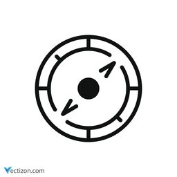 Compass Vector Icon