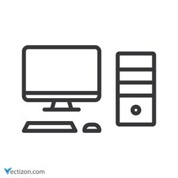Computer Glyph Icon