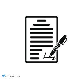Contract Outline Icon