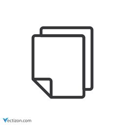 Copy Line Icon