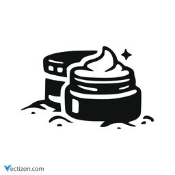Cosmetic Cream Glyph Icon