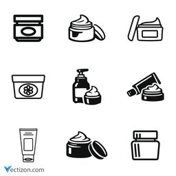 Cosmetic Cream Pack Icon
