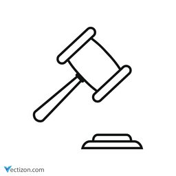 Court Gavel Symbol icon