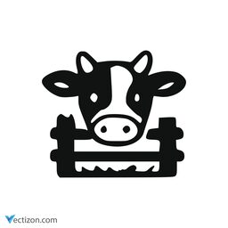 Cow Glyph Icon