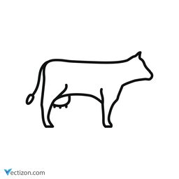 Cow Minimal Icon