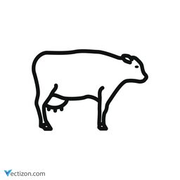 Cow Outline Icon