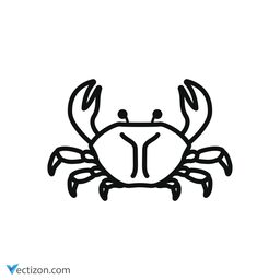 Crab Flat Icon