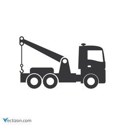 Crane Glyph Icon