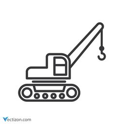 Crane Outline Icon