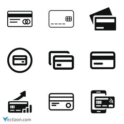 Credit Card Bundle Icon