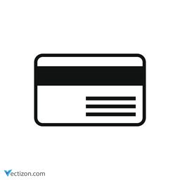 Credit Card Minimal Symbol icon