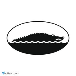 Crocodile Line Icon