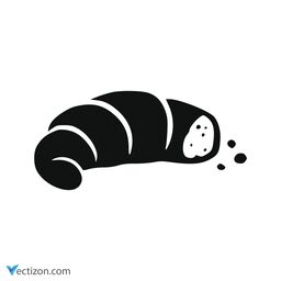 Croissant Minimal Icon