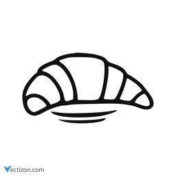 Croissant Vector Icon