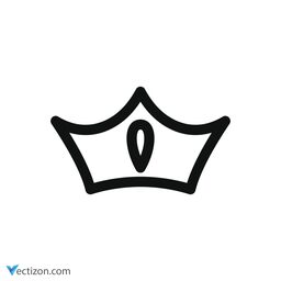 Crown Outline Graphic icon