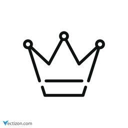 Crown Outline Symbol icon