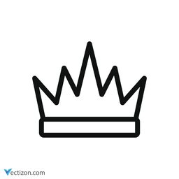 Crown Vector Element icon