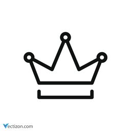 Crown Vector Graphic icon
