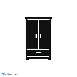 Cupboard Wardrobe Minimal Icon