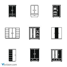 Cupboard Wardrobe Pack Icon