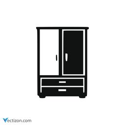 Cupboard Wardrobe Pictogram icon