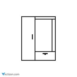 Cupboard Wardrobe Symbol icon