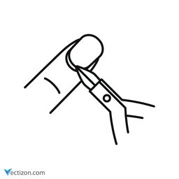 Cuticle Design Icon
