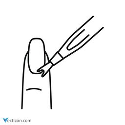 Cuticle Vector Symbol icon
